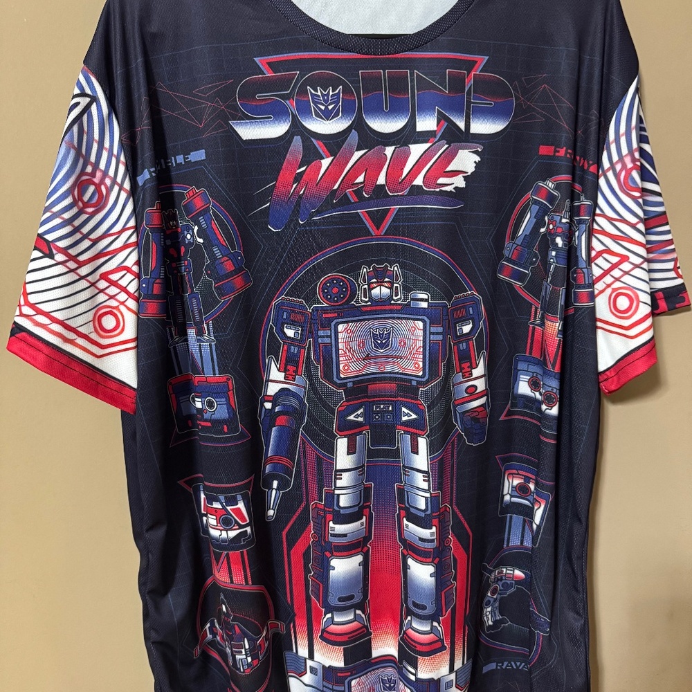 Custom Soundwave Transformers 3D Graphic Print Shirt 2xl